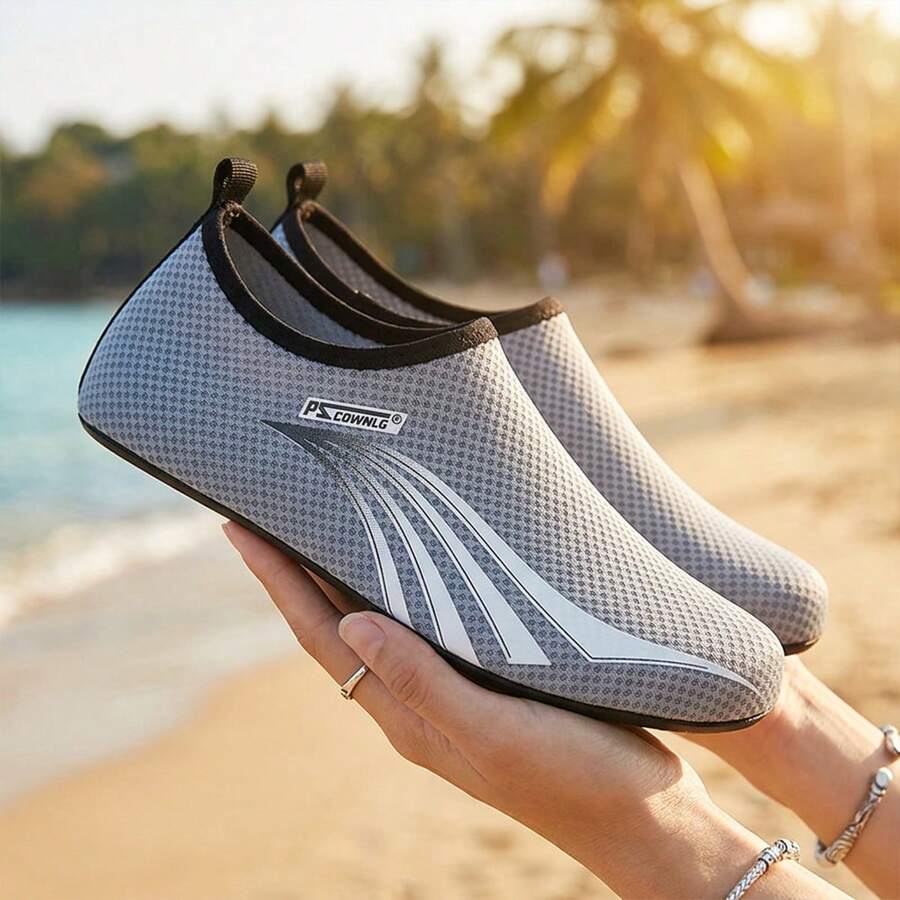 Men's Water Shoes, Breathable Quick-Dry Soft, Suitable For Hiking, Swimming, Beach Surfing, Yoga And Sports. Unisex - Grey - View 1