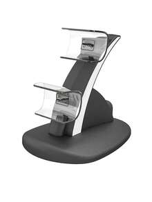 Dual Wireless Game Controller Charging Dock, Portable Charging Stand For DualSense Controller; Equipped With Protection Chip And LED Indicator, Dual Type-C Interface Synchronous Charging Station, Suitable For Various Game Controllers. - Multicolor - View 12