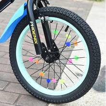 60Pcs/36Pcs Glow‑In‑The‑Dark Spoke Beads, Mixed Heart Star Ball Moon Clip‑On Wheel Decor For Bicycle - Multicolor - View 5