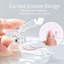120Pcs/144pcs Clear Nail Tips,Ultra Thin Pointed False Nails,12/14 Sizes Transparent Long Nail Extension Tips For Nail Salon DIY Manicure. - Multicolor - View 8