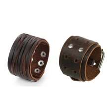 2pcs Vintage Fashion Woven Texture Bracelets, Suitable For Daily Casual Sports Fashion Wear, Unisex, Exquisite Textured Gift For Men And Women - Brown - View 7