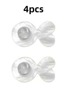Silicone Earring Backs For Heavy Earrings - Invisible Support Pads To Prevent Ear Lobe Sagging, Non-Slip Earring Fixers For Stud Earrings, DIY Jewelry Making Accessories, Comfortable Earring Support - Art Craft Sewing Accessories - Multicolor - View 9