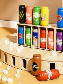 1 Set Memory Bottle Matching Board Game Random Shuffle Memory Challenge Interactive Icebreaker Toy 2-4 Players Dual-Purpose Tabletop And Floor Game Suitable For Game Night Group Gathering Friends Party Back To School Season Party Supplies - Multiple Styles - View 8