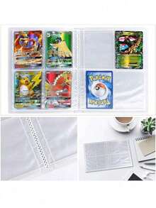 asmodee Pokémon Game Card Album Card Storage Photo Album, Card Collection Book Pocket Monsters Pets, 400 Card Slots Maximum Capacity 800 Cards (Cards Not Included) - Multi-color - View 7