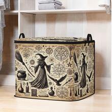 1pc Large Capacity Star-Shaped Lid Storage Box, Foldable Organizer Bin, Suitable For Blankets And Quilts, Equipped With Durable Zipper, Perfect Holiday Home Gift, Can Be Used For Under-Bed Storage. Organizer Bin With Lid, Storage Box With Lid, Extra Large Quilt Organizer Bin, Storage Box With Lid, Storage Box, Storage Box With Lid, Storage Cabinet, Medicine Storage Box, Box-Style Storage, Storage Bin, Cabinet - Multicolor - View 9
