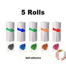 Portable Mini Thermal Adhesive Paper Ink-Free Self-Stick Sheets For Note-Taking, Office Work, Photography & Hand-Drawn Sketches, Available In White, Colored, Transparent & Laser Variants - View 52