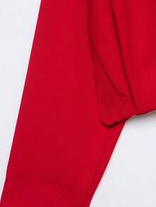 Mellowy Autumn New Women's European And American Style Minimalist Fashion Versatile Stand Collar Flight Jacket - Red - View 7