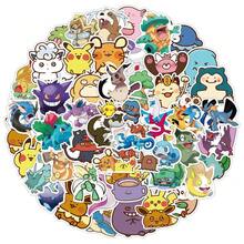 Hasbro 50pcs Pokémon Cartoon Stickers KPOP Merchandise - Multicolor - View 2