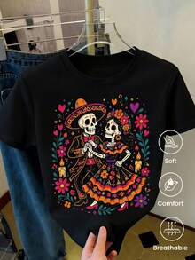 Women T-Shirts - Black - View 2