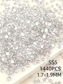 DMC SS6-SS20 Flatback Crystal Rhinestones Premium Crystal Rhinestones Suitable For Nail Art, Phone Cases, Shoes, Clothing, Handmade DIY Decoration - Multicolor - View 9
