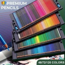 ARTIMIR Ensemble de crayons de couleur premium, ensemble de crayons de couleur pour artistes 120/72/48 couleurs, couleurs vives à cœur tendre, convient pour le dessin, l'esquisse, l'ombrage, crayons de couleur dédiés aux livres de coloriage pour adultes - Lot de crayons de couleur - Voir 3