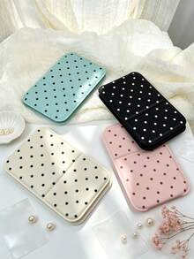 Small Compact Pocket Makeup Mirror, Portable Folding Travel Mirrors Ultrathin Light Handheld With Adjustable Stand, Premium HD Optical Glass, Gift For Your Lover, Suitable For All Scene - Multicolor - View 8