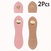 1pc/2pcs/4pcs/5pcs Artificial Leather Snap Fasteners, Sew-On DIY Handmade Buttons, Suitable For Wallets, Handbags, Phone Cases, Jackets, Notebooks And Clothing Sewing Zippers - Multicolor - View 22