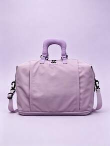 Women's Large Capacity Expandable Travel Bag, Lightweight Tote Bag With Shoulder Strap, Portable Overnight Bag, Suitable For Short Trips And Daily Use - Multicolor - View 16
