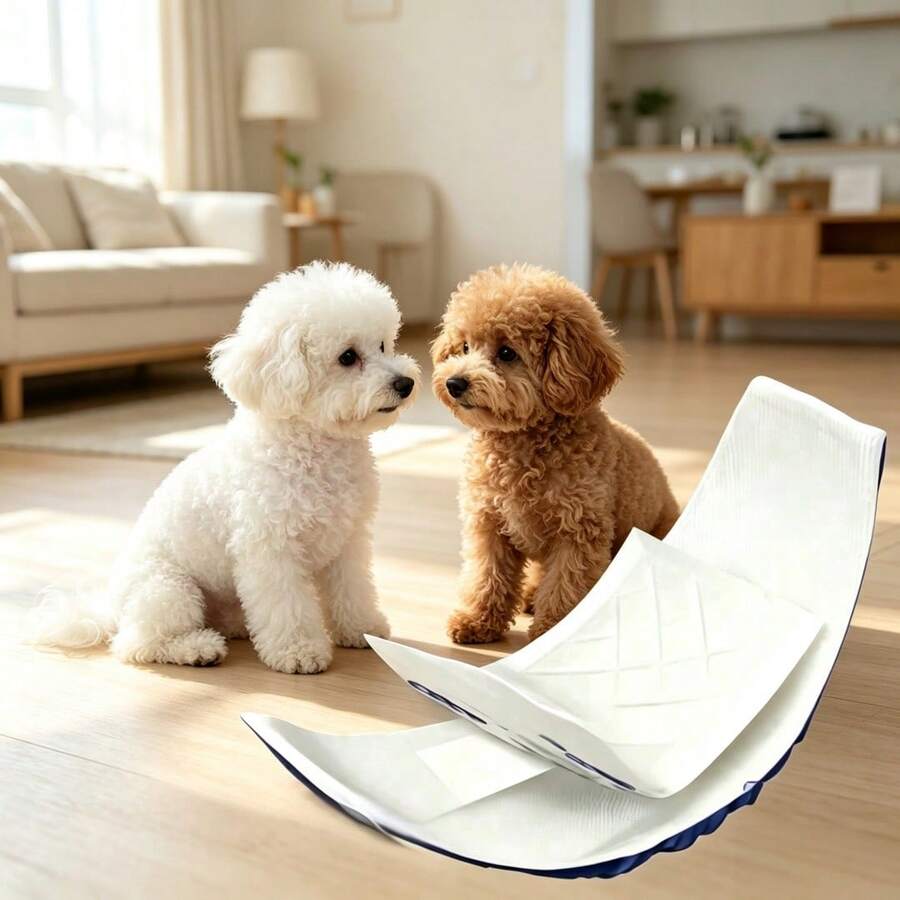 10pcs Pet Training Pads Dog Pee Pads, Highly Absorbent, Disposable Pet Urine Pads, Suitable For Puppies, Small Dogs, Indoor Training, Disposable Pee Pads, Suitable For Teddy/Cats/Golden Retrievers/Labradors And Other Pets, Gift For Cat And Dog Lovers