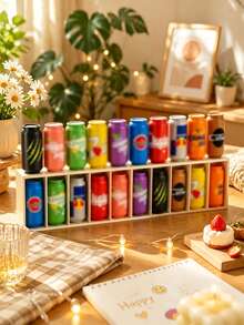 1 Set Memory Bottle Matching Board Game Random Shuffle Memory Challenge Interactive Icebreaker Toy 2-4 Players Dual-Purpose Tabletop And Floor Game Suitable For Game Night Group Gathering Friends Party Back To School Season Party Supplies - Multiple Styles - View 3