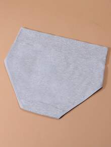 5pcs Women Mid Waist Pure Cotton Comfortable Breathable Triangle Panties - Multicolor - View 5