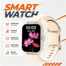 QAGSFLC Full Touch Screen Smart Watch: Wireless Calling, Pedometer, Music Control, Games, Smart Band Compatible With Android/IOS Phones, Suitable For Women And Men. 180mAh Battery, Perfect Gift Choice For Various Holidays Such As New Year, Valentine's Day, Easter, Mother's Day, Father's Day, Halloween, Thanksgiving And Christmas. - View 4