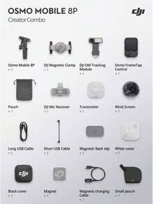 dji Osmo Mobile 8P Detachable Remote With Built-In Monitor, AI Multi-Subject Tracking + 3-Axis Stabilization, Smartphone Direct Connection Vlog Tool (10h Battery Life) (Brand New, Activated Only) - View 14