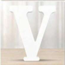 6 Inch White Wooden Letters, Unfinished Wooden Letters, Suitable For Wall Decoration, Standing Decorative Letters, Sliced Sign Decoration, Can Be Used For Crafts, Home Party Projects, Birthdays, Graduations, Etc., The Best Gift Choice. - A - View 13