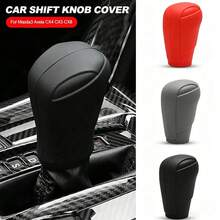 Silicone Car Gear Shift Knob Cover, Anti Slip Wear Resistant Protector Sleeve For 3 Axela CX4 CX5 CX8 - A - View 2