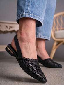 Women Flats - Black - View 1