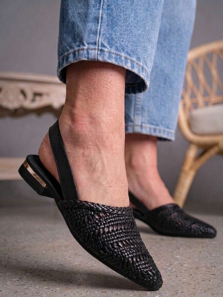 Women Flats - Black - View 1