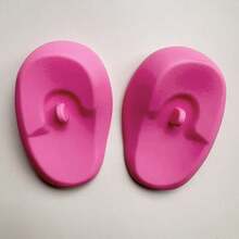 2-6pcs Silicone Hair Dye Ear Covers Waterproof Hair Coloring Ear Caps Salon Hair Oil Inverted Ear Protectors Hairdressing Tools Pink - A - View 8
