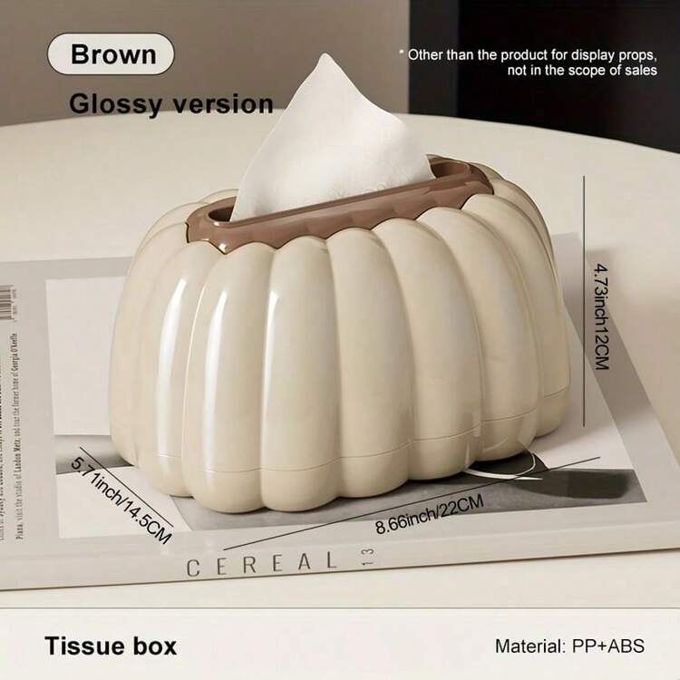 [Modern Luxury] Modern Luxury Plastic Tissue Box With Lid, Fashionable Living Room Decor, Multi-Functional Home Storage Box Basket Organizer - Multicolor - View 11