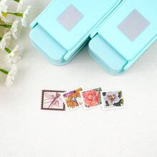 2pcs Set (1pc Serrated Edge Rectangular Punch + 1pc Solid Rectangular Punch) Layered Serrated Edge Square Paper Punch, Suitable For Scrapbooking And Collage, Stamp Style Nested Craft Punch, With Precise Alignment Hollow Design, Suitable For Card Making - Green - Green Set - View 10