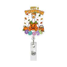 1 cái dây đeo thẻ ID co rút acrylic hình mèo, ngỗng trắng, ma trong bộ sưu tập bí ngô, quà tặng Halloween (kiểu dáng và màu sắc ngẫu nhiên) - Nhiều màu - Xem 6