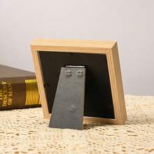 1pc Square Wooden 3D Photo Frame, Available In 4", 5", 6", 8", 10", Minimalist Style, Suitable For Dried Flowers, Handmade Crafts, Handmade Paintings, Specimen Display Framing, Calligraphy Photo Frame Desktop Decoration, Wedding Anniversary Gift, Valentine's Day Gift, Couple Photo Frame (Without Insert) - 1PC - View 6
