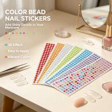 5000pcs/Pack 5mm Rhinestone Stickers, Gem Stickers, Self-Adhesive Jewelry Stickers, Shiny Rhinestone Craft Stickers, Eye Makeup Decoration, Suitable For Eyes,Nails,Phones,Tablets,DIY,Multi-StyleDIYAcrylicRhinestoneStickers,Party And HolidayEssentials - Multiple Styles - View 1