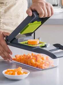 Kitchen Vegetable Cutter New Multi-Function Onion Fruit Vegetable Slicer Dicer Shredder - Multicolor - View 7