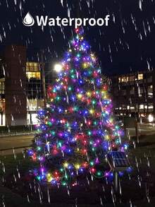 1PC Solar Fairy Light String -32M/22M/17M/12M/7M Outdoor String Light, DIY Copper Wire Material, Waterproof Garden Light, 8 Flashing Modes, Suitable For Gardens, Terraces, Trees, Weddings, Camping, Parties, Parties,Fences,Christmas,Holiday Decoration - Solar String Light - View 4