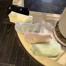1pc Fashion Pencil Case, Ins Style Japanese High-End School Bag, Excellent Appearance, Portable Design, Compact But Large Capacity School Stationery Storage Bag, Back To School Gift, Back To School Season - Single Piece - View 3