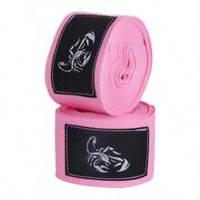 2pcs 5m Boxing Sweat-Absorbent Hand Wraps, Muay Thai Hand Wraps, Sanda Bandages, Taekwondo Sports Elastic Hand Wraps - Multicolor - View 15