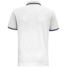 Roly Asquith & Fox Mens Classic Fit Tipped Polo Shirt - White/ Navy - View 2