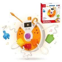 1pc Baby Music Multi-Function Activity Board Toy, Light-Up Sound Music Toy, Rhythm Game And Song Playback Learning Toy, Early Childhood Education Interactive Toy, Motor Skills And Cognitive Development Gift, Adjustable Volume Multi-Mode, Portable Storage, Suitable As Baby Gift - Multicolor - View 12