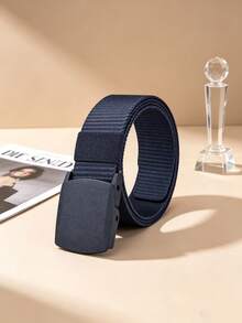 3/2/1pc Men's Nylon Tactical Belt, Plastic Buckle Casual Belt, Thick Adjustable Military Belt For Students' Daily Outdoor Use - Multicolor - View 18
