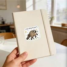 1 PC Jimo's Seattle Raccoon, Jimo's Raccoon Sticker, Water Bottle Sticker, Fun Sticker, Cute Sticker, Laptop Sticker, Sticker, Laptop Sticker - View 5