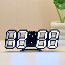 1 buah Jam Dapur, Jam Alarm Tanggal Digital LED, Jam Meja Modern, Cocok untuk Penggunaan Sehari-hari dan Dekorasi Rumah - Beraneka warna - View 3