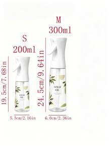 1pc Leak-Proof Olive Oil Spray Bottle [Custom Pattern Style], Suitable For Kitchen, BBQ, Air Fryer And Camping, Olive Oil Bottle, Fitness Salad Oil Dispenser, BBQ Vinegar Bottle Tool, Kitchen Essential Tool, Manual Kitchen Oil Spray Tool, BBQ Essential Oil Spray Bottle, Summer Kitchen Essential, Random Color - A - View 3