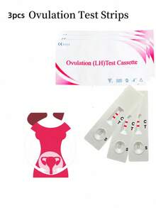 3/10/20/50pcs Ovulation Test Strips, Ovulation Preparation Follicle Monitoring (Not Pregnancy Test) - White - View 5