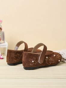 Vintage Style Versatile Outdoor Casual Girls Shoes For Autumn/Winter - Brown - View 5