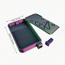Boat-Shaped Diamond Painting Point Drill Disk, New Diamond Painting Tool With Patterns And Letters On The Surface, Fully Enclosed Design To Prevent Diamonds From Falling Out Of The Point Drill Disk - A - View 4