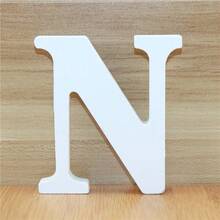 6 Inch White Wooden Letters, Unfinished Wooden Letters, Suitable For Wall Decoration, Standing Decorative Letters, Sliced Sign Decoration, Can Be Used For Crafts, Home Party Projects, Birthdays, Graduations, Etc., The Best Gift Choice. - 1PC - View 28