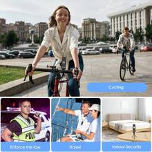 Kaysunlink Body Camera With 1.4" Screen Audio And Auto Video Night Vision 1080P FHD Mini Police Wearable Body Worn Cam Portable Small Personal Camcorder Sport Action Outdoor Video Recorder (64GB) - View 5