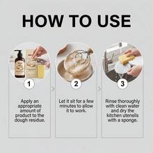 jakehoe Pembersih Pelarut Sisa Adonan, Melarutkan Endapan Adonan Lengket, Cocok Untuk Membersihkan Peralatan Masak dan Alat Pemanggang di Dapur, Mengembalikan Permukaan yang Mengkilap - Liquid - View 8