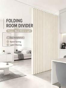 Room Divider Curtain, No-Drill Privacy Partition Curtain, Bedroom Living Room Home Space Divider - EE - View 17